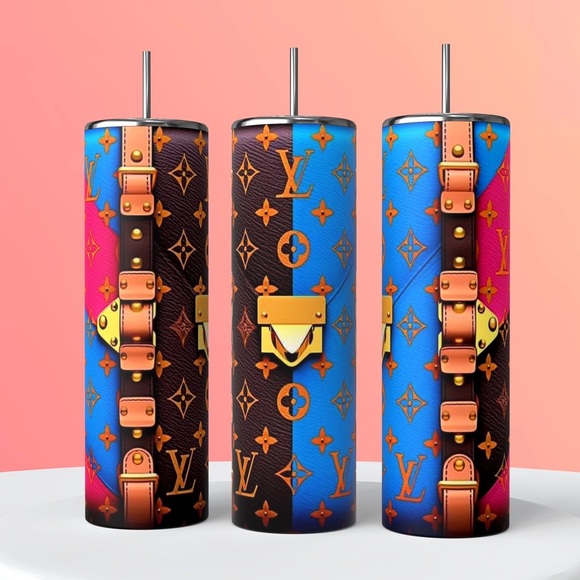 Buy 2 Get 1 Free! It’s a Tumbler! Designer Handbag 20 Ounce Stainless Tumbler - Picture 4 of 14